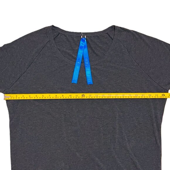 Kit and Ace  t shirt top, dark gray cashmere mix - Picture 2 of 10